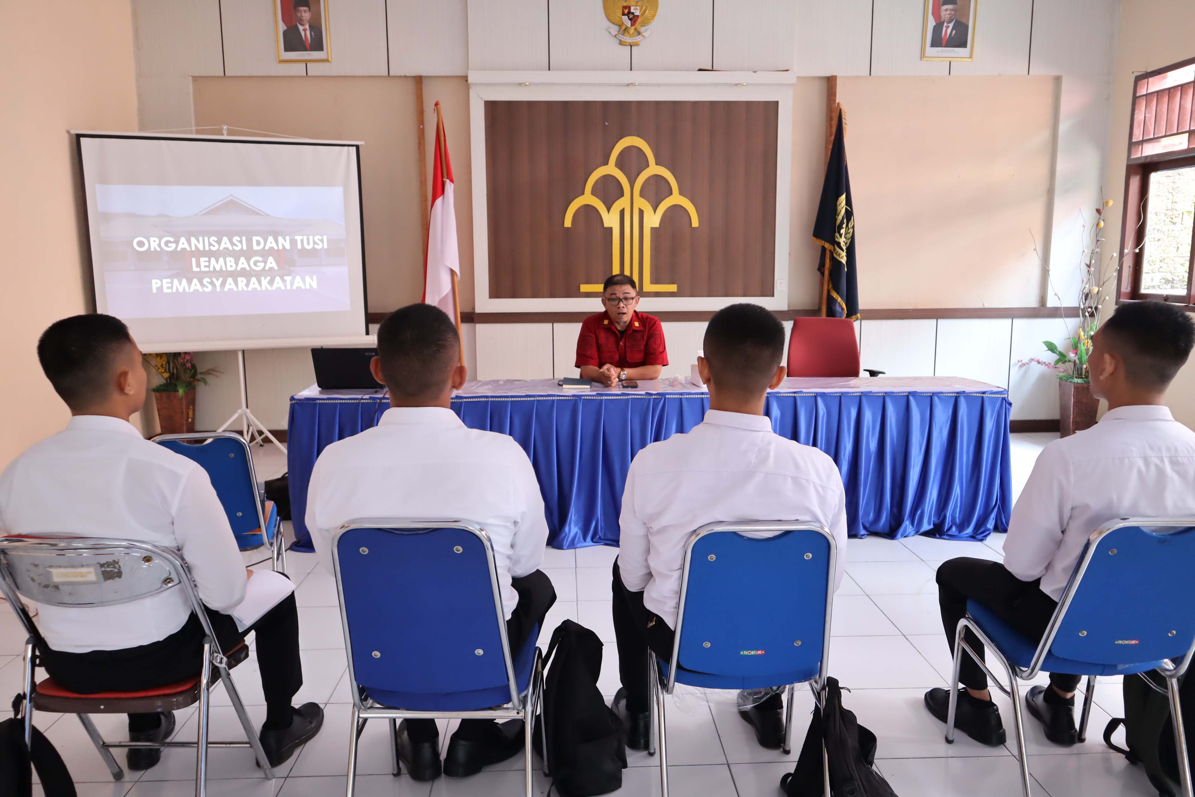 Ka. KPLP Lapas Gorontalo Jadi Narasumber Dalam Kegiatan Orientasi CASN Kemenkumham Angkatan 2023